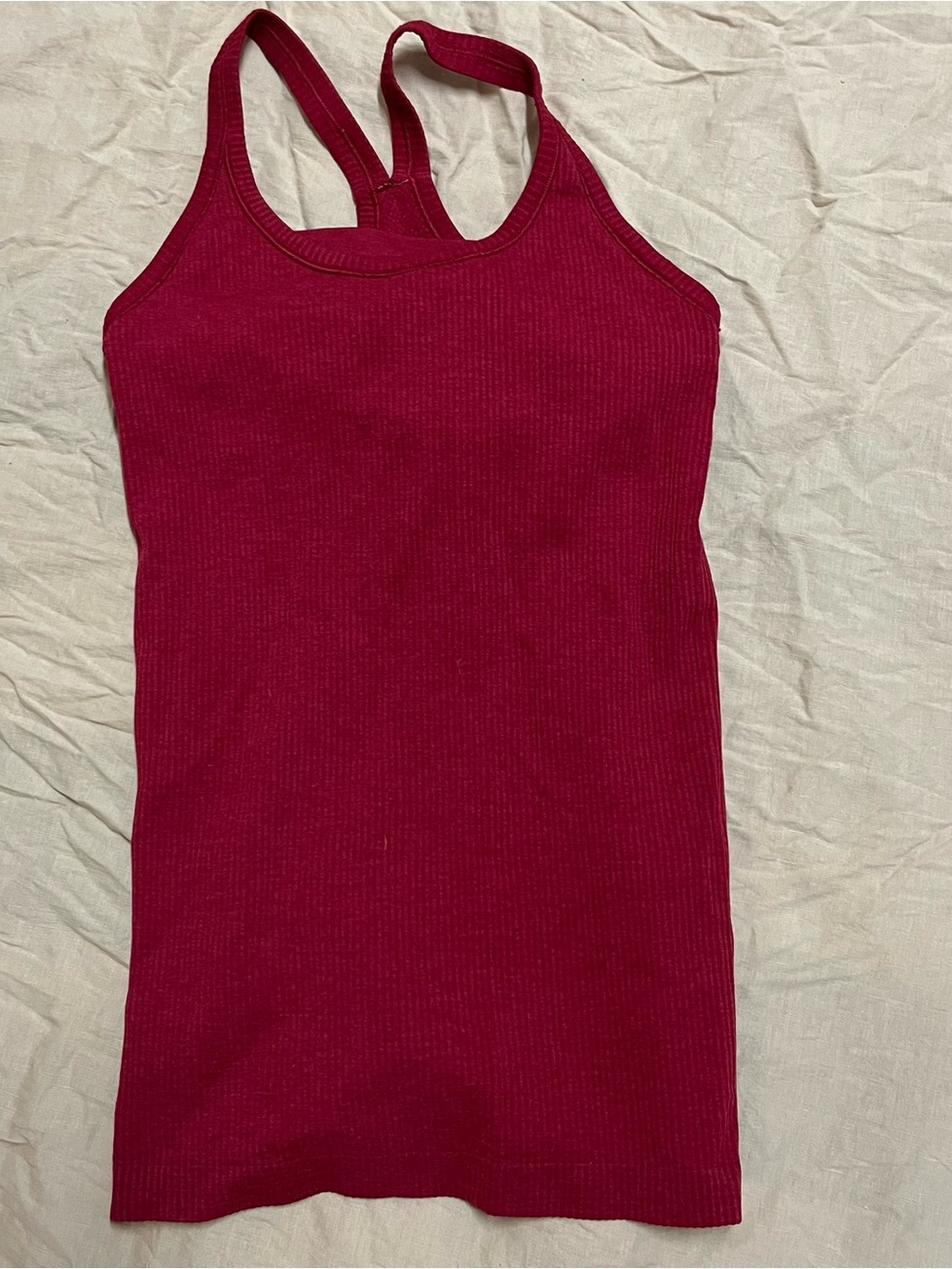 lululemon athletica Ribbed Racerback Tank - Berry